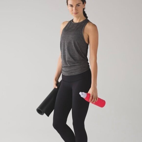 LULULEMON Hot like Agni singlet in heather gray size 4 J57 - Picture 1 of 11